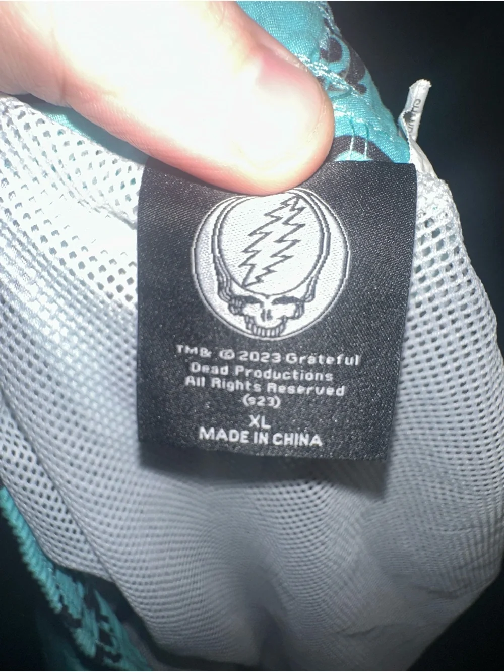 Grateful Dead swim trunks men’s size XL